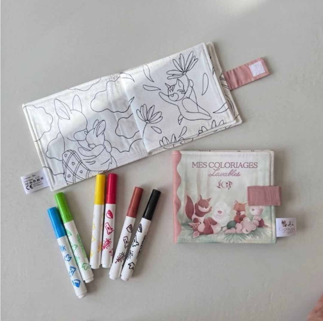 Livre de coloriage lavable