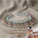 Charger l'image dans la visionneuse de la galerie, Cordon Doudou Coeur Ourson