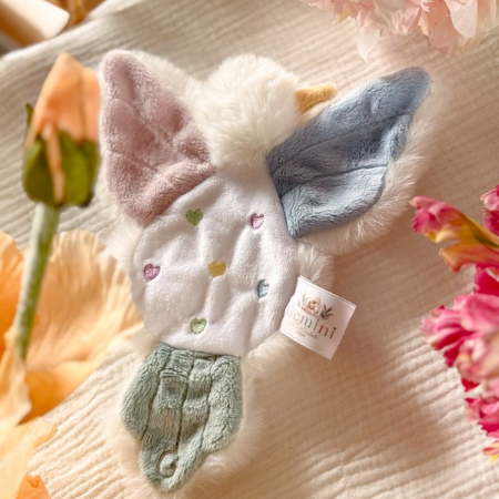 Doudou Colibri Arc en Ciel