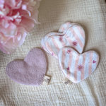 Load image into Gallery viewer, Lot 5 lingettes Coeur